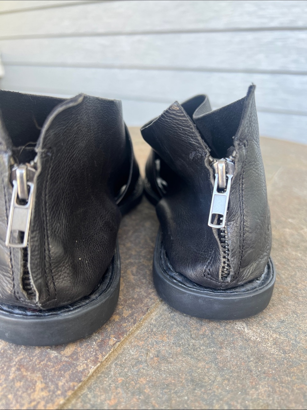 Born Iwa Black Leather Wrap Sandals - Picture 4 of 8